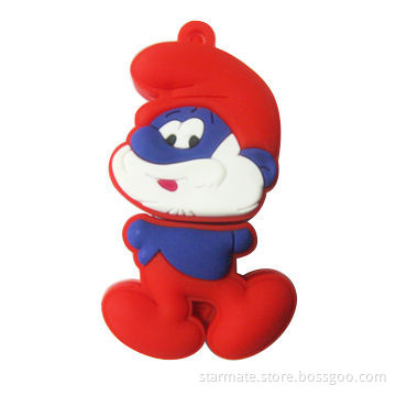 Animal USB Flash Drive, 64MB to 32GB Capacity with CE, FCC and RoHS Marks